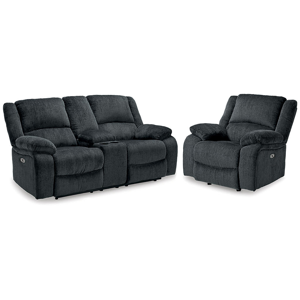 Draycoll Power Reclining Loveseat and Power Recliner Signature Design by Ashley® Uncategorized