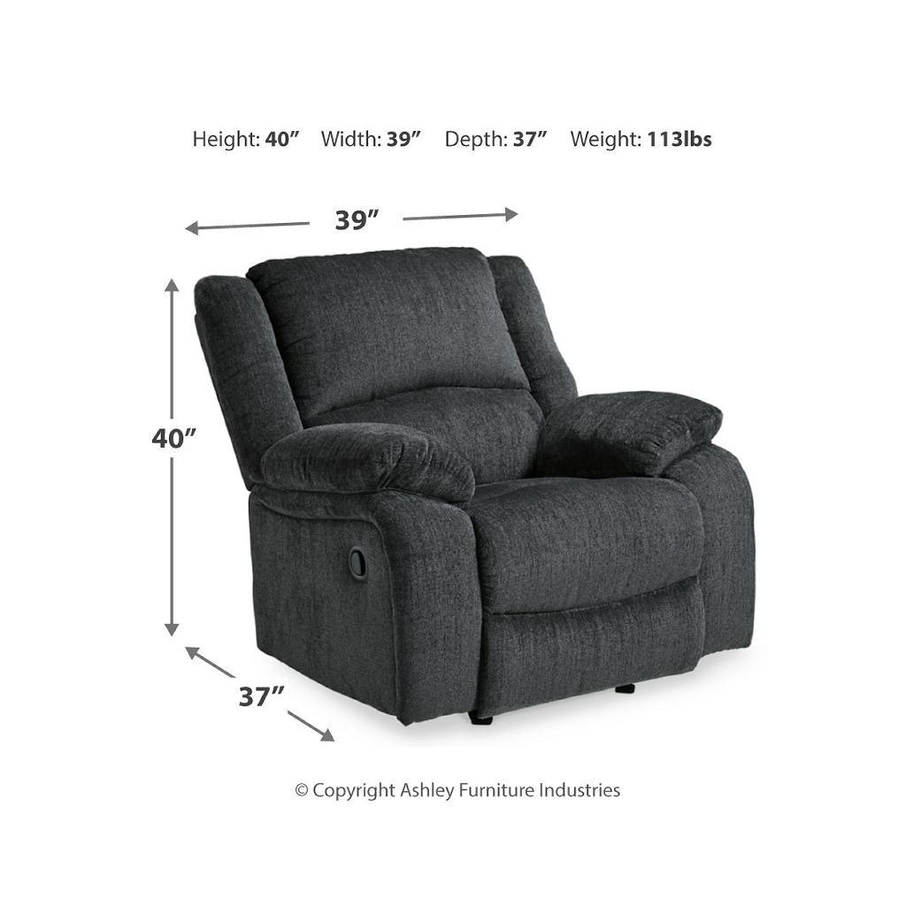 Draycoll Reclining Sofa and Rocker Recliner — Slate Signature Design by Ashley® Uncategorized