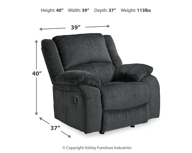 Draycoll Reclining Loveseat with Console and Recliner