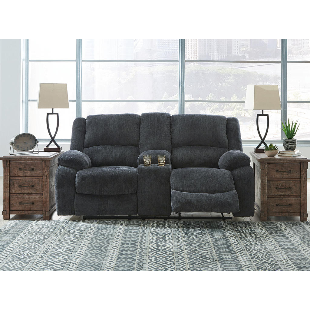 Draycoll Reclining Loveseat with Console and Recliner Signature Design by Ashley® Uncategorized