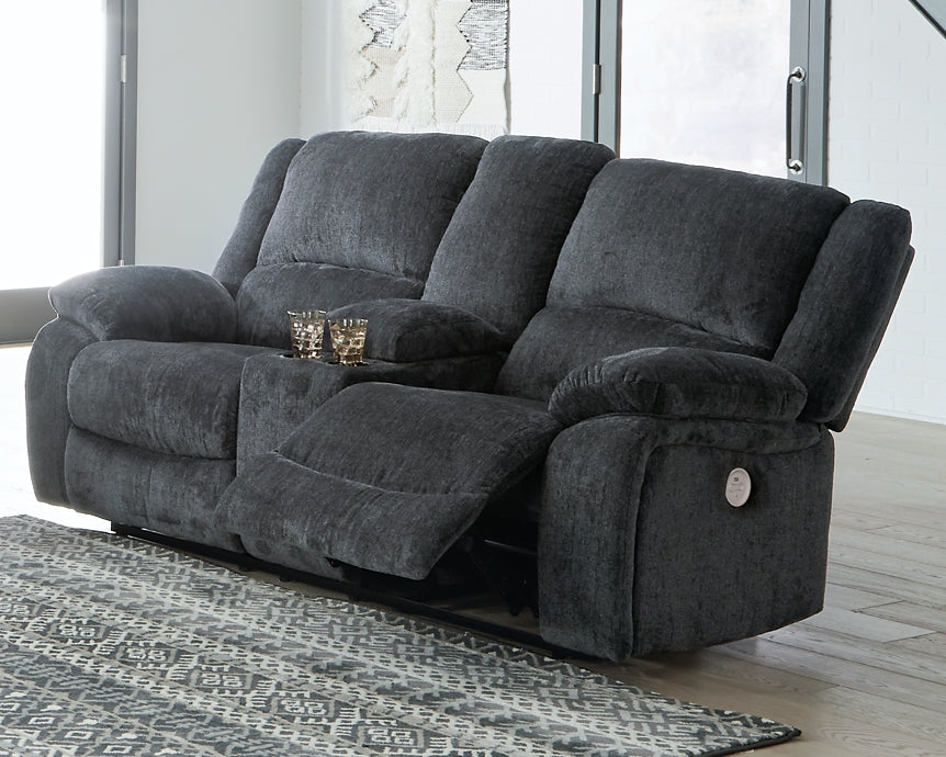 Draycoll Power Reclining Sofa, Loveseat and Recliner