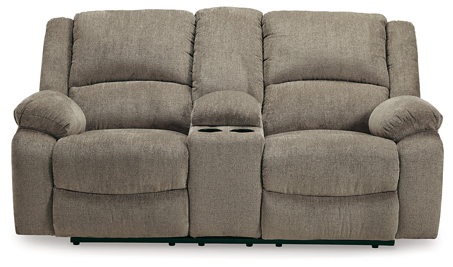 Draycoll Power Reclining Loveseat with Console