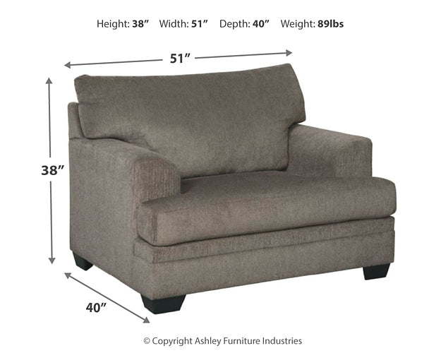 Dorsten Sofa, Oversized Chair and Ottoman