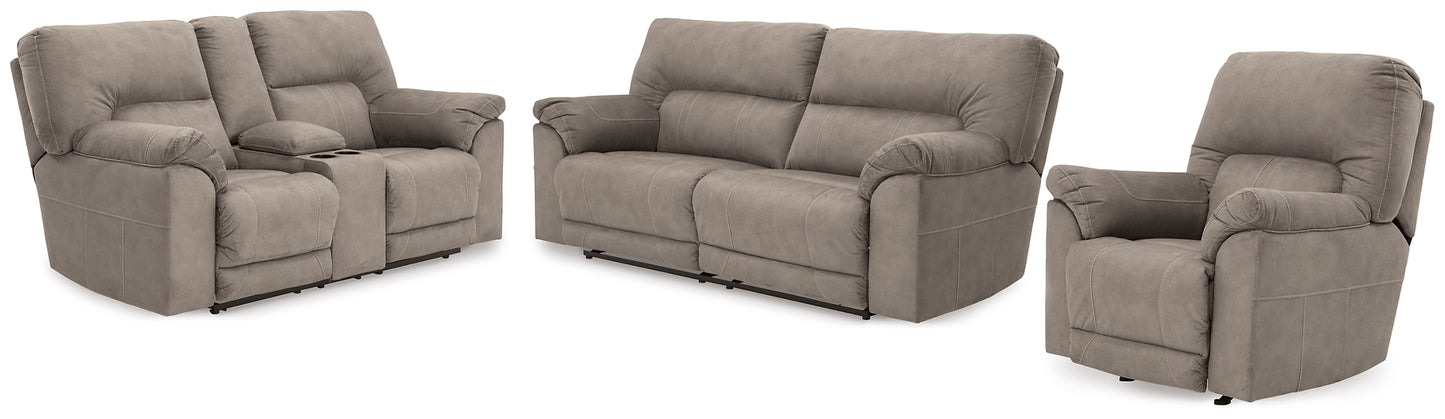 Cavalcade Reclining Sofa, Loveseat and Recliner