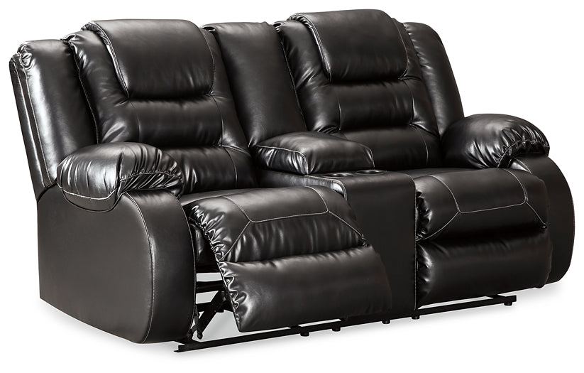 Vacherie Reclining Loveseat with Console