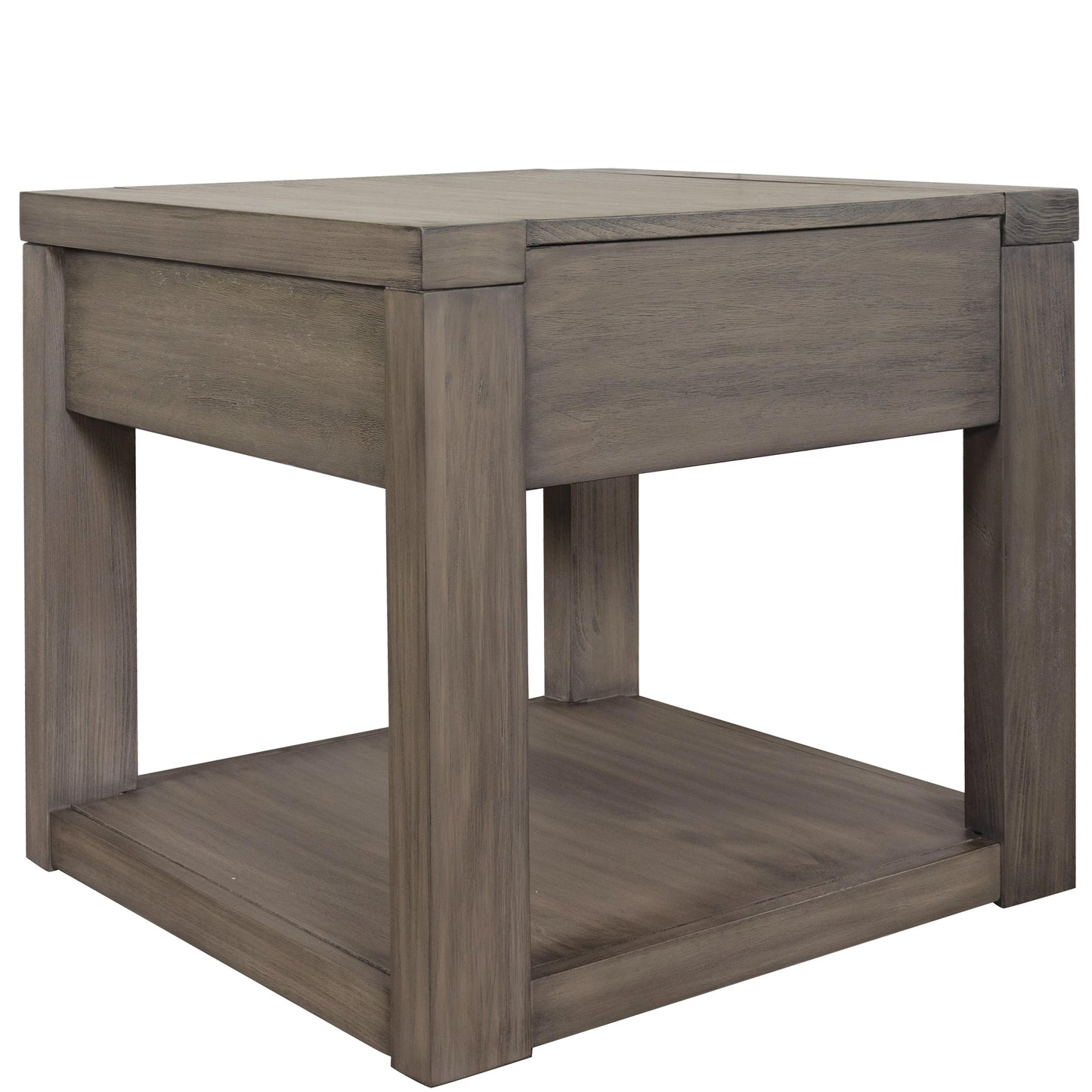 Riata Gray End Table