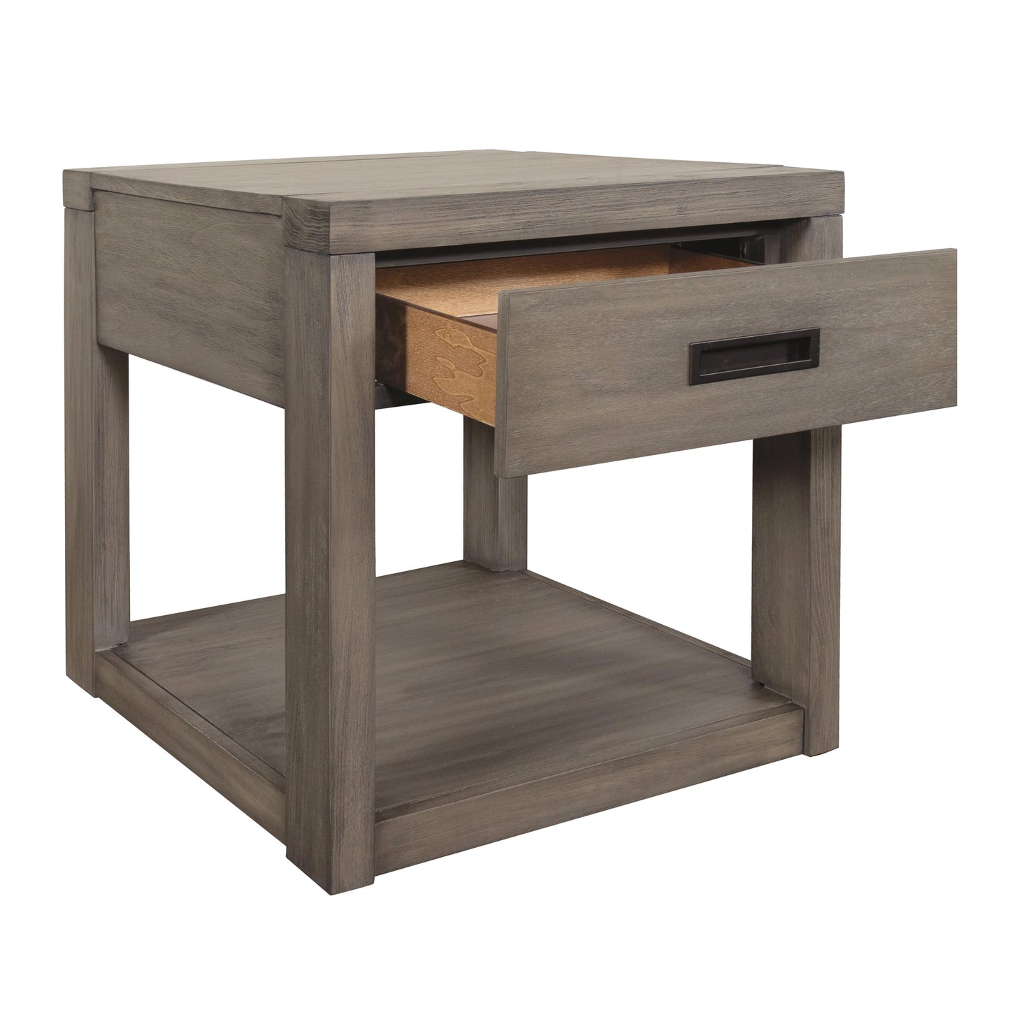 Riata Gray End Table