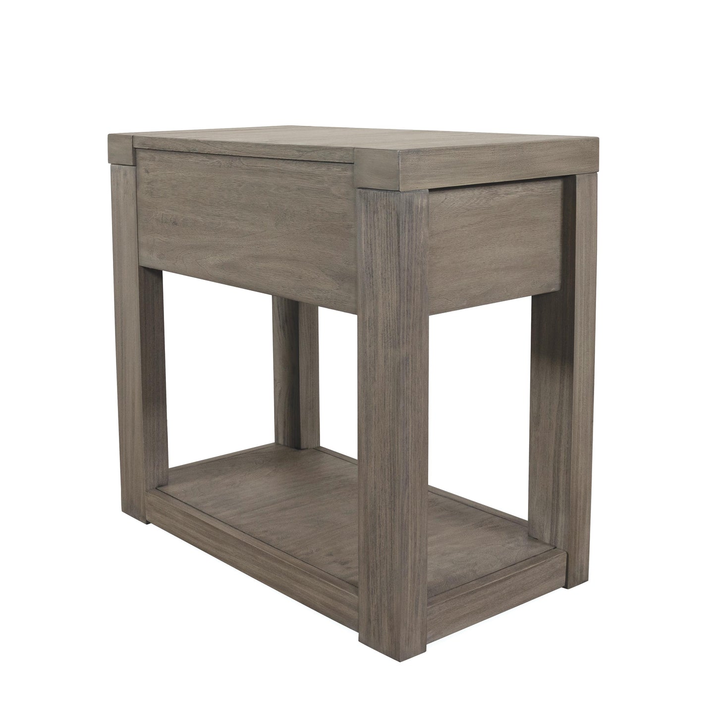 Riata Gray Chairside Table