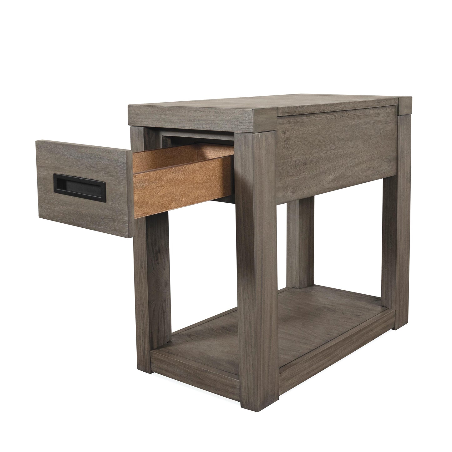 Riata Gray Chairside Table