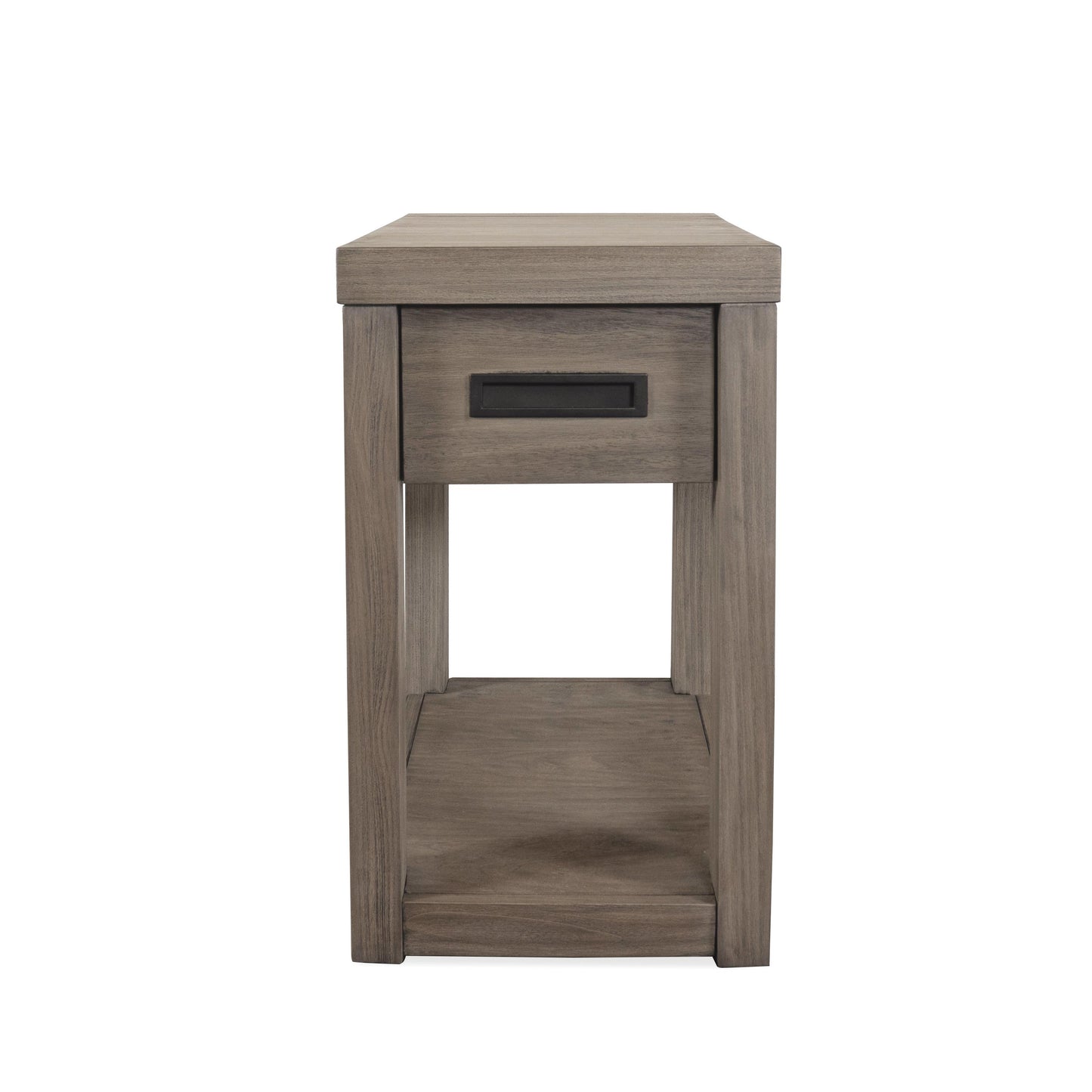 Riata Gray Chairside Table
