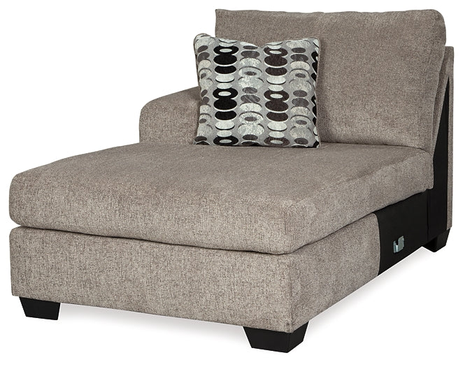 Ballinasloe 3-Piece Sectional with Ottoman