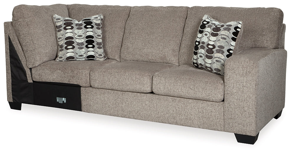 Ballinasloe 3-Piece Sectional with Ottoman