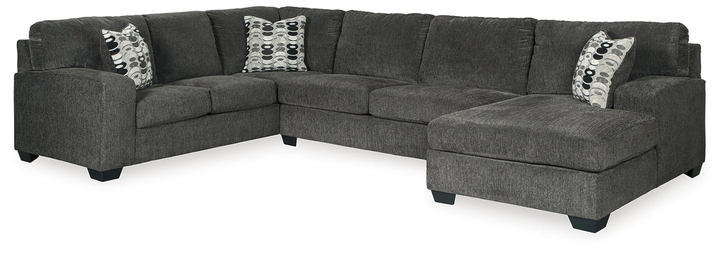 Ballinasloe 3-Piece Sectional and Ottoman