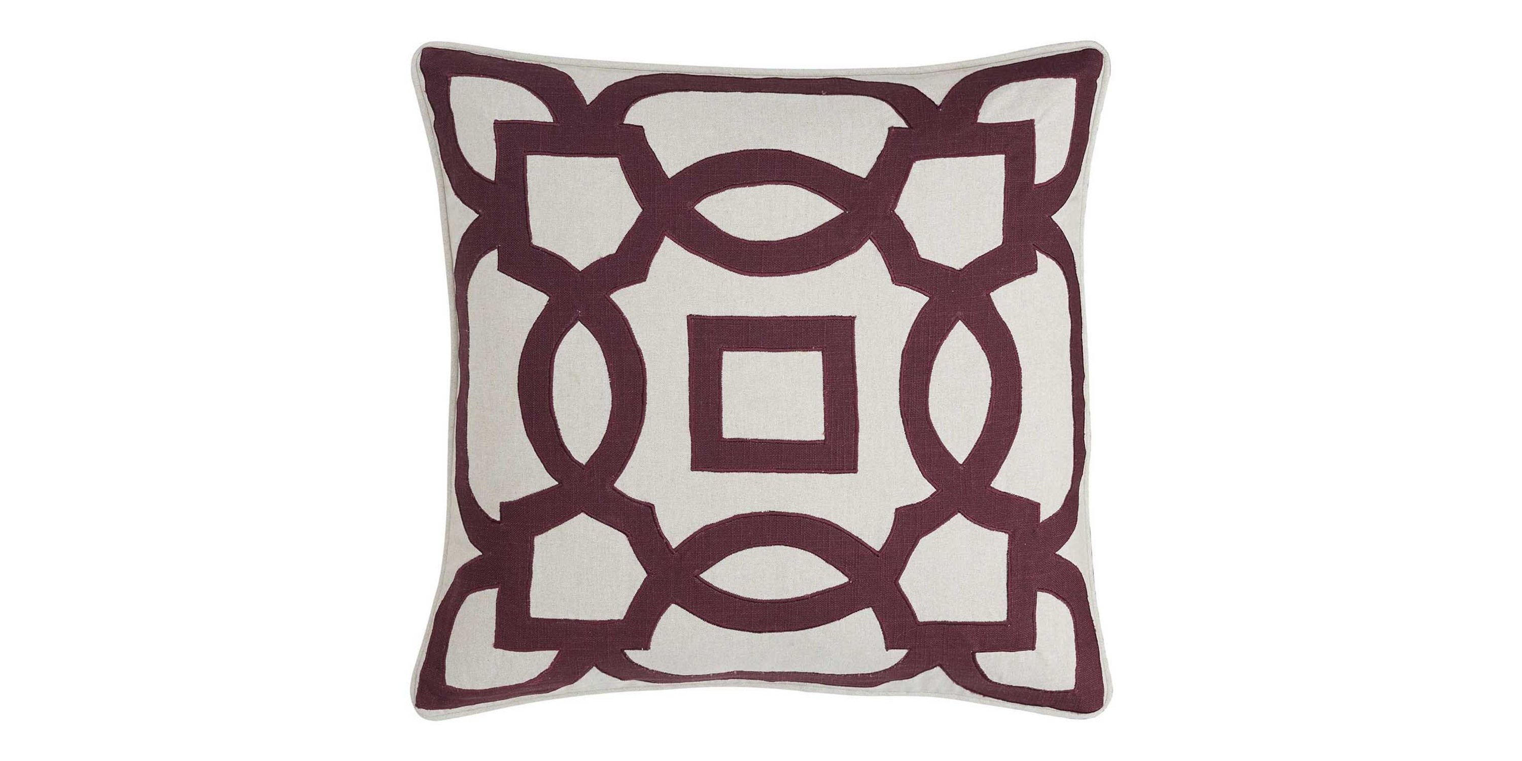 Nora Square Pillow Bassett Home Decor