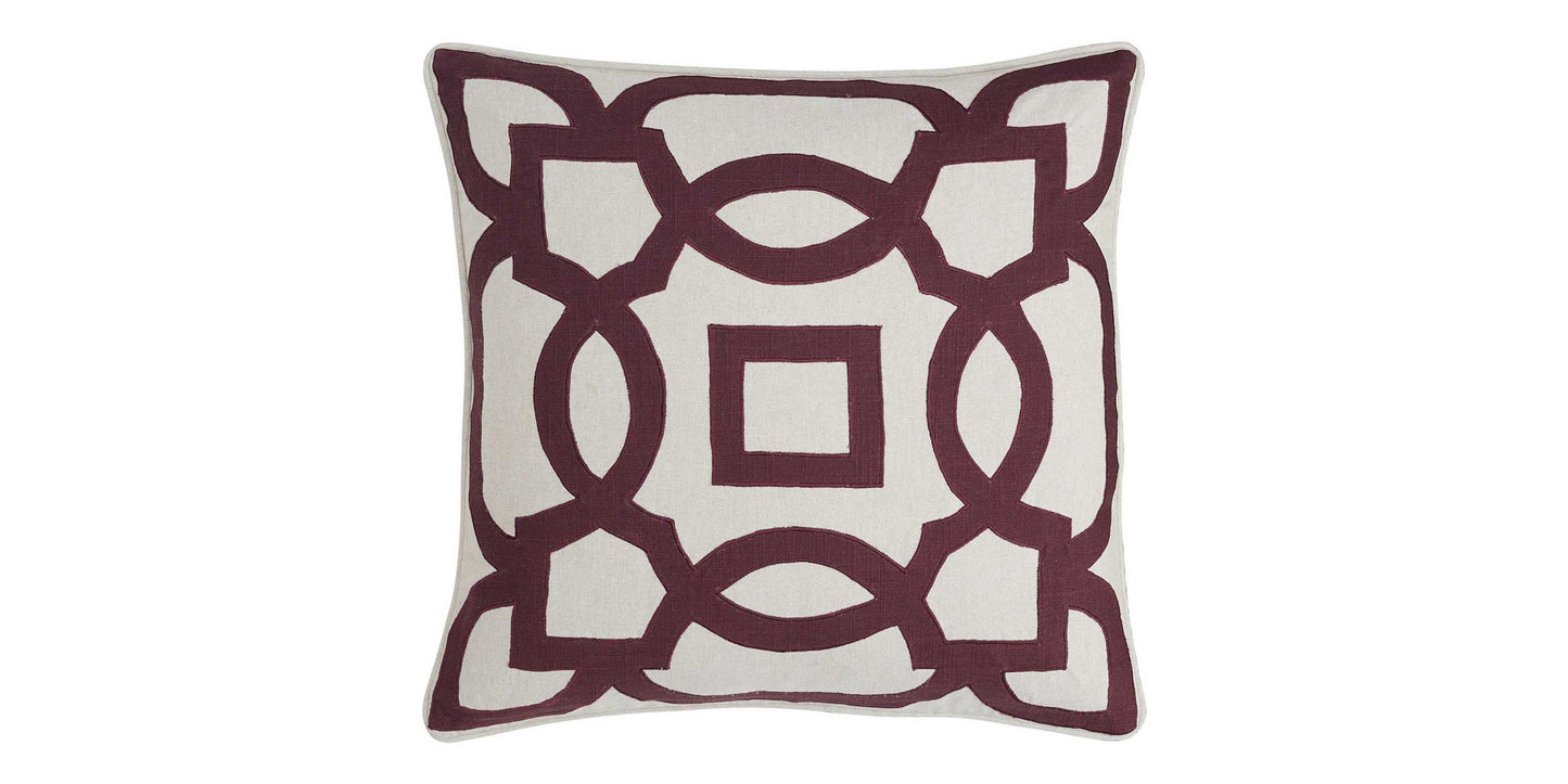 Nora Square Pillow Bassett Home Decor