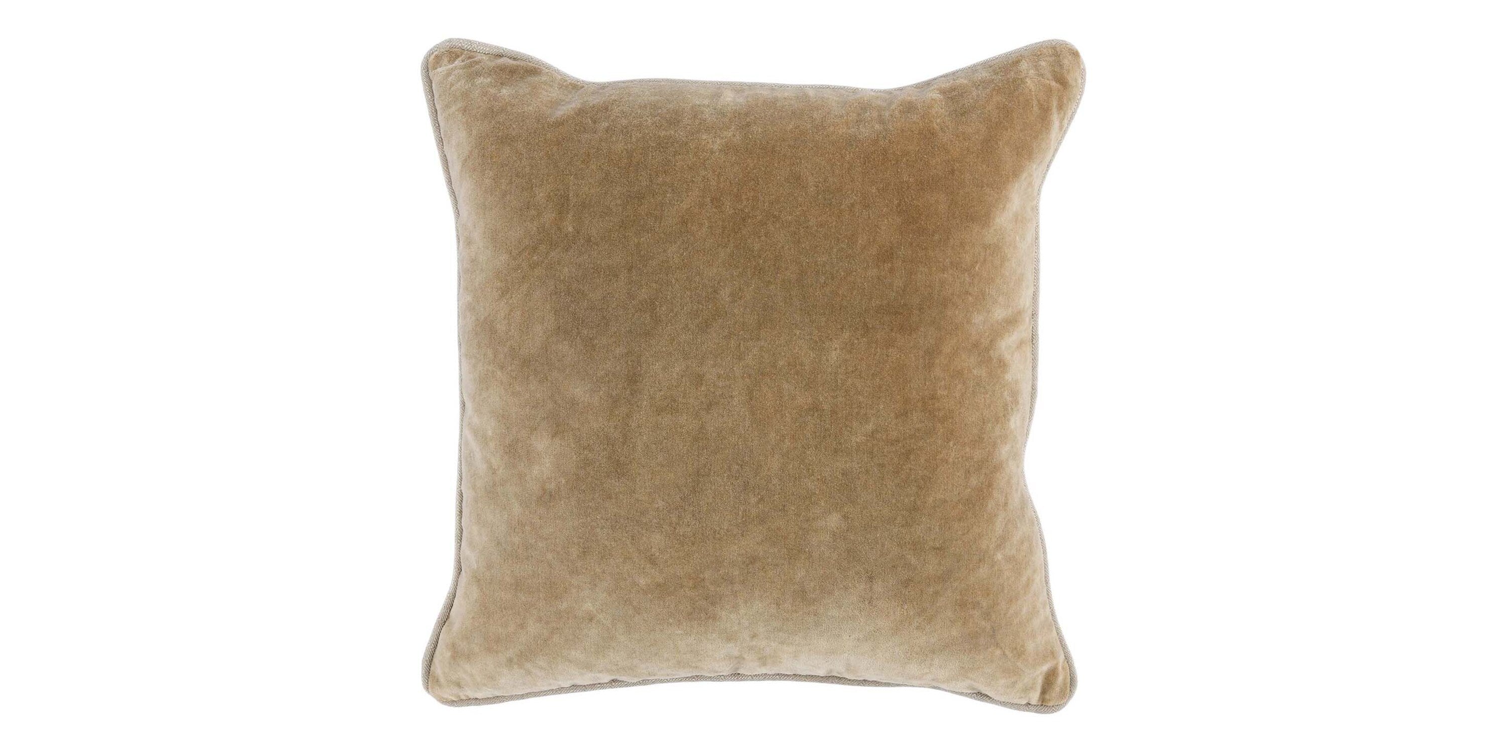 Heirloom Velvet Wheat 18" x 18" Square Pillow Cover + Insert Bassett