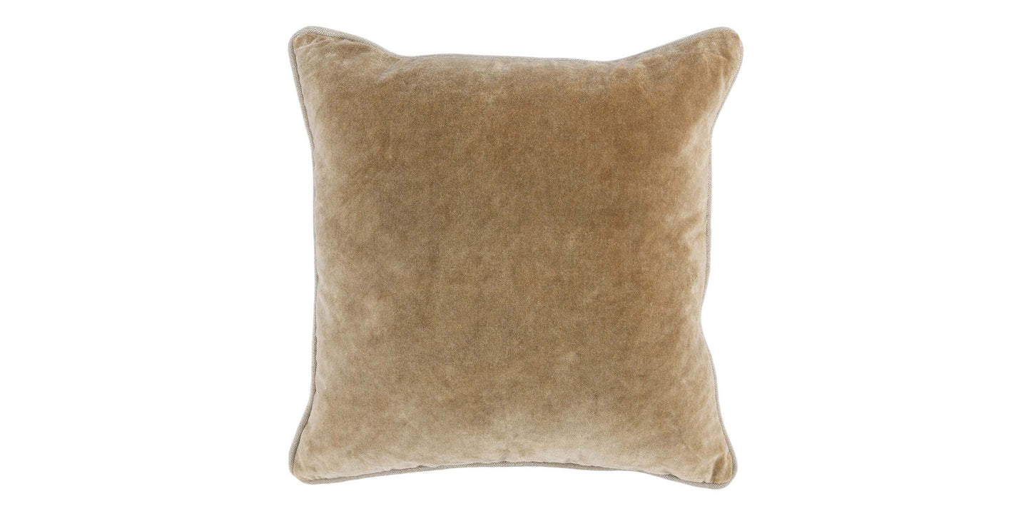 Heirloom Velvet Wheat 18" x 18" Square Pillow Cover + Insert Bassett