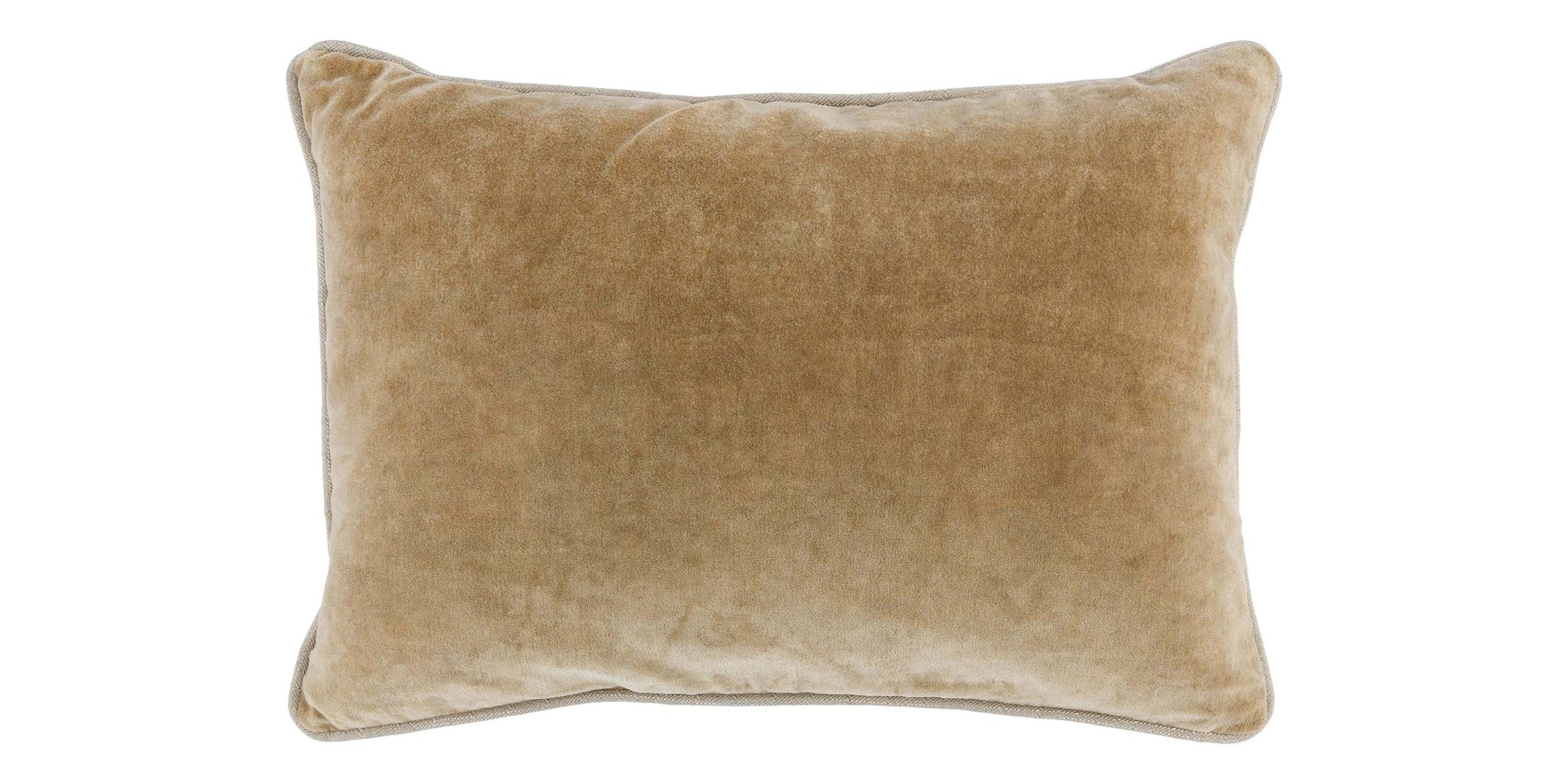 Heirloom Velvet Wheat Lumbar Pillow Cover Bassett Home Decor