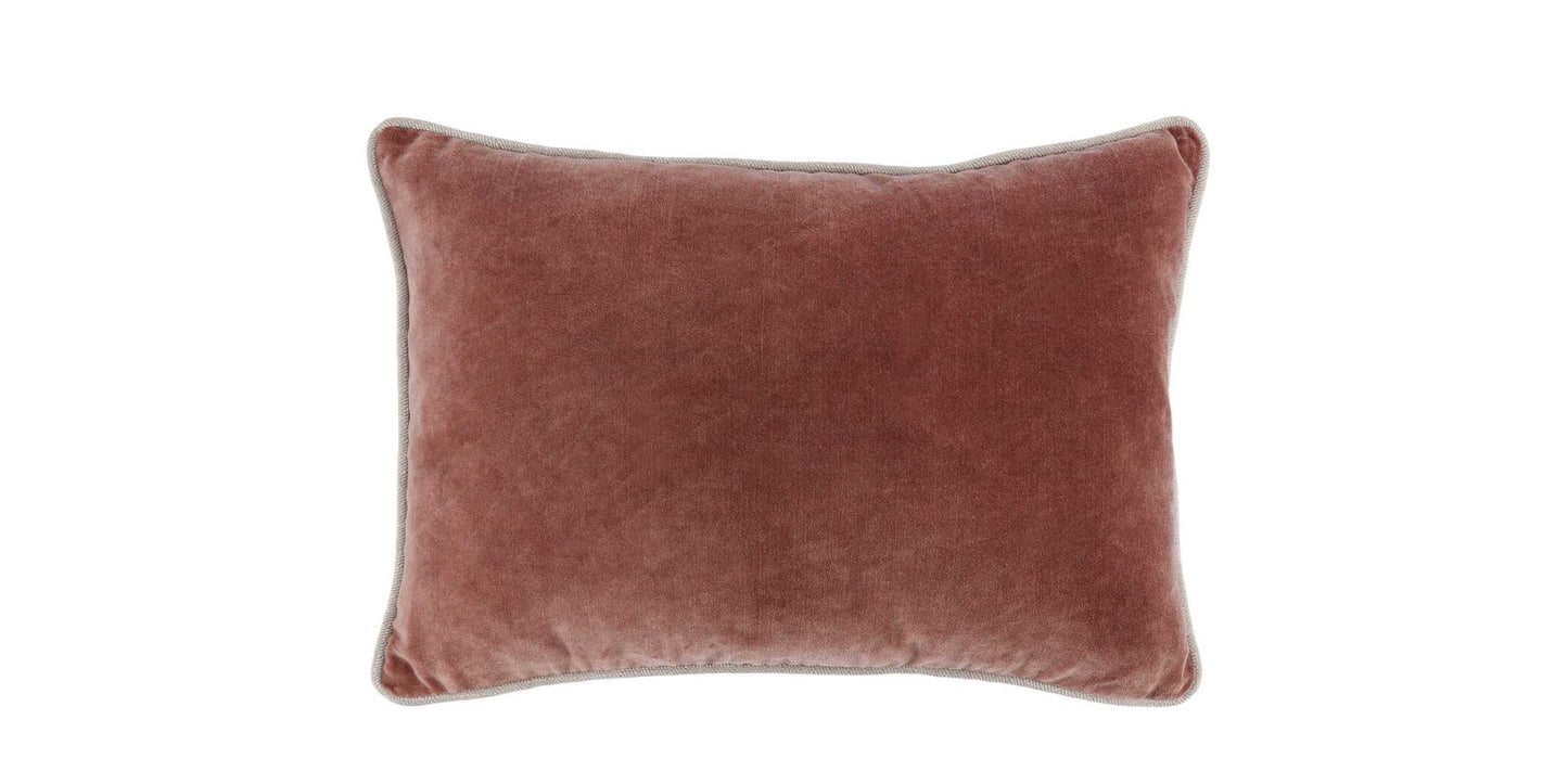Heirloom Velvet Auburn Lumbar Pillow Cover + Insert Bassett Home Decor