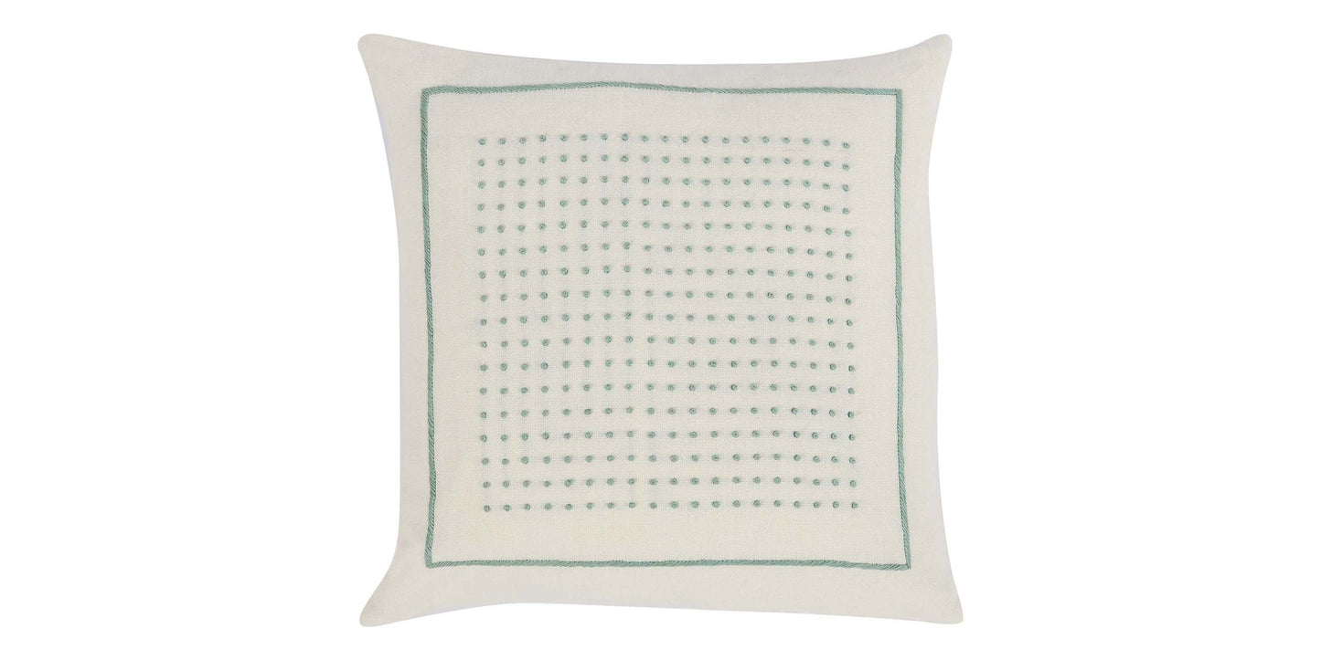 Rigel Dusty Aqua Pillow Bassett Home Decor
