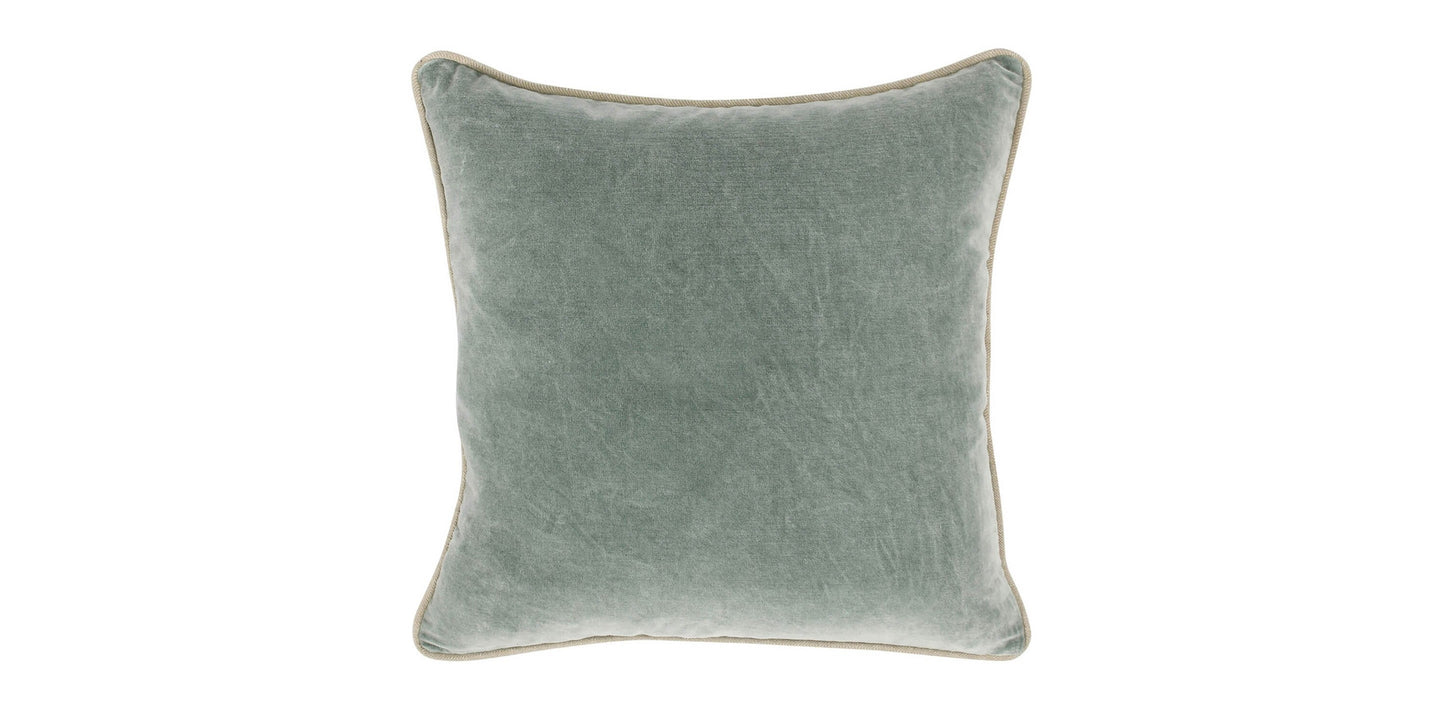 Heirloom Velvet Bay Grn PillCover+Insert Bassett