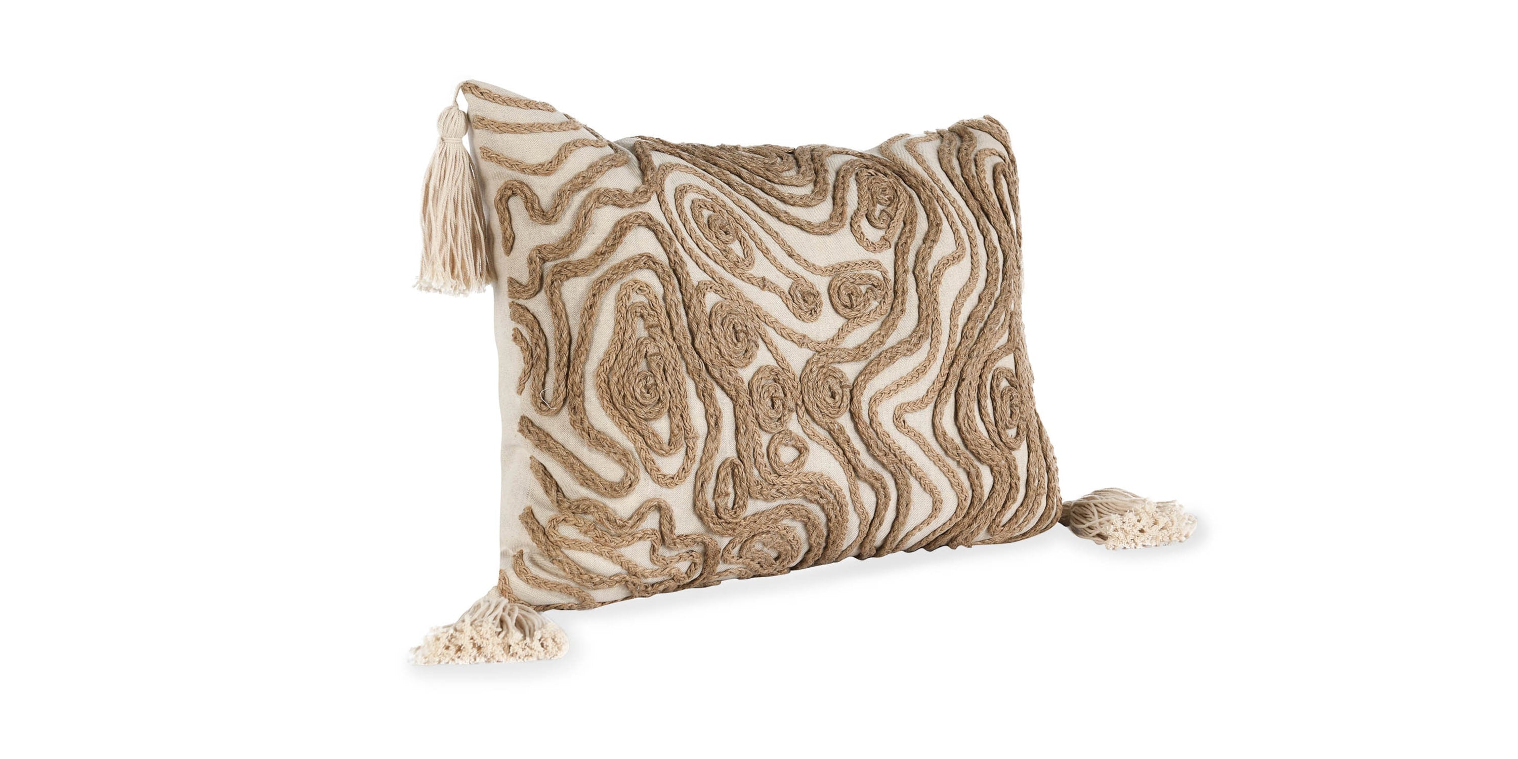 Ferguson Natural Pillow Bassett Home Decor