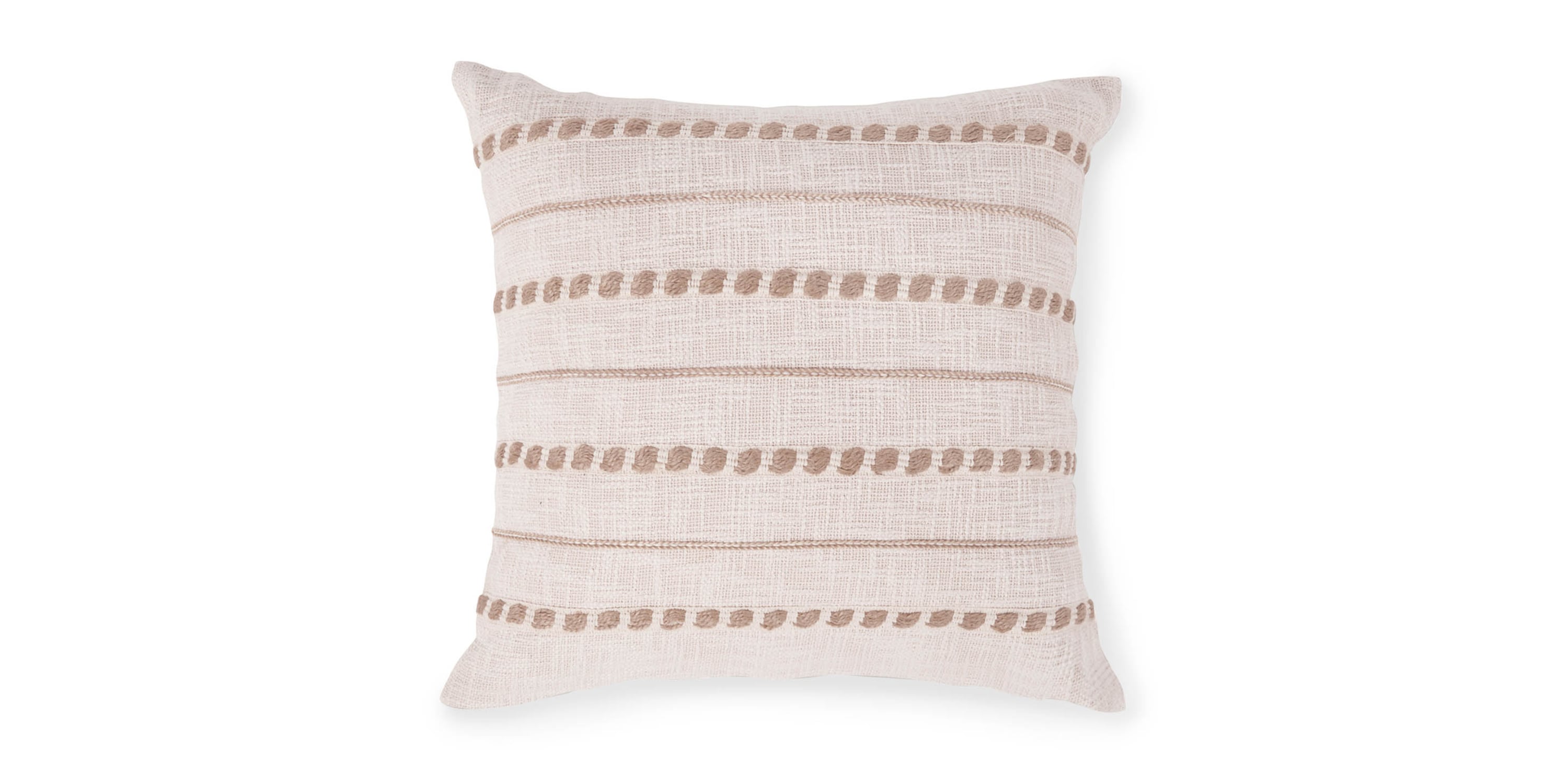 Lago Ivory Pillow Bassett Home Decor