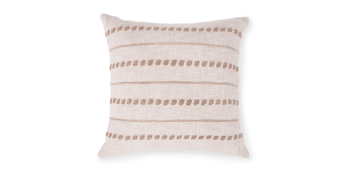 Lago Ivory Pillow Bassett Home Decor