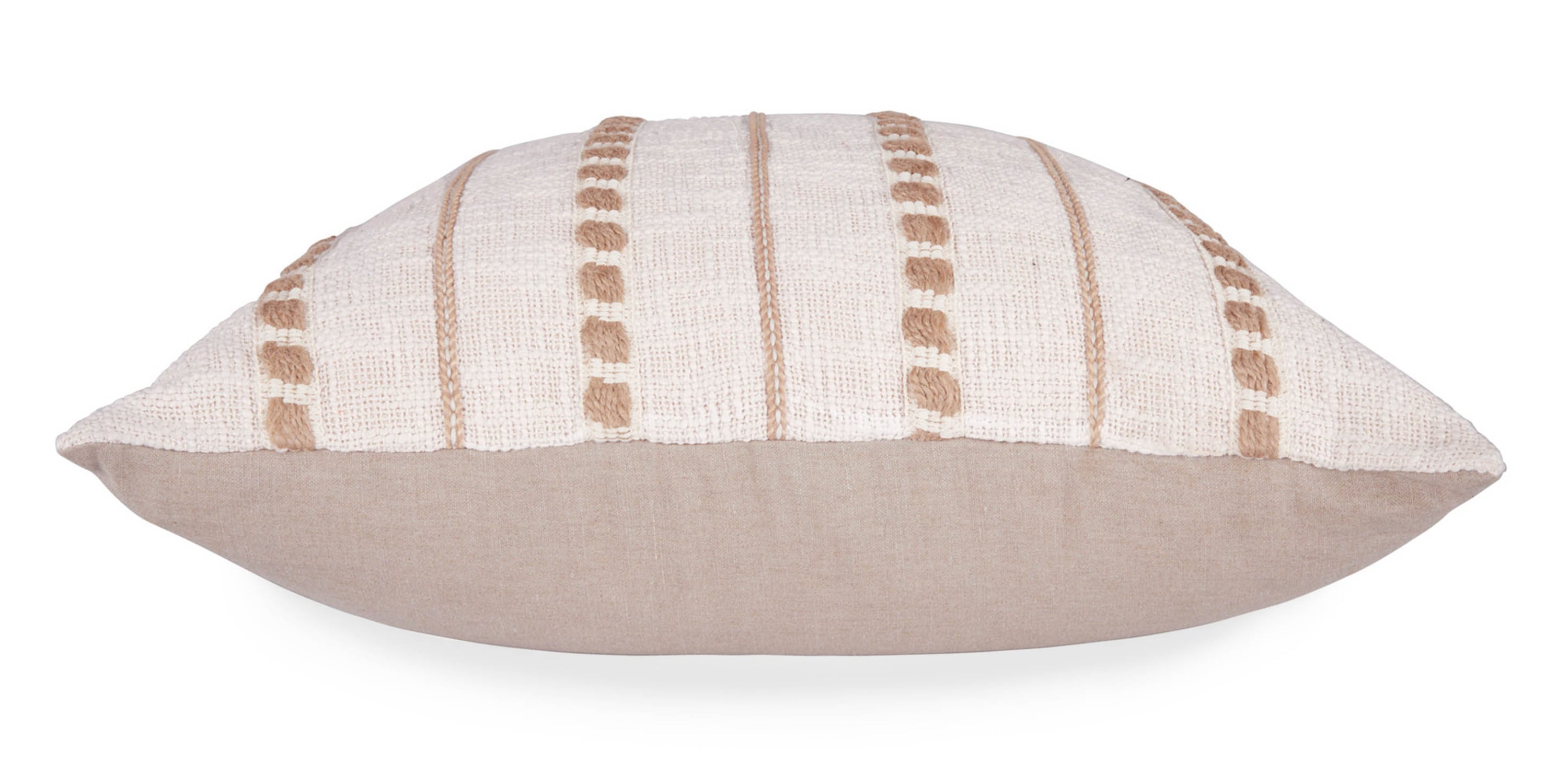 Lago Ivory Pillow Bassett Home Decor