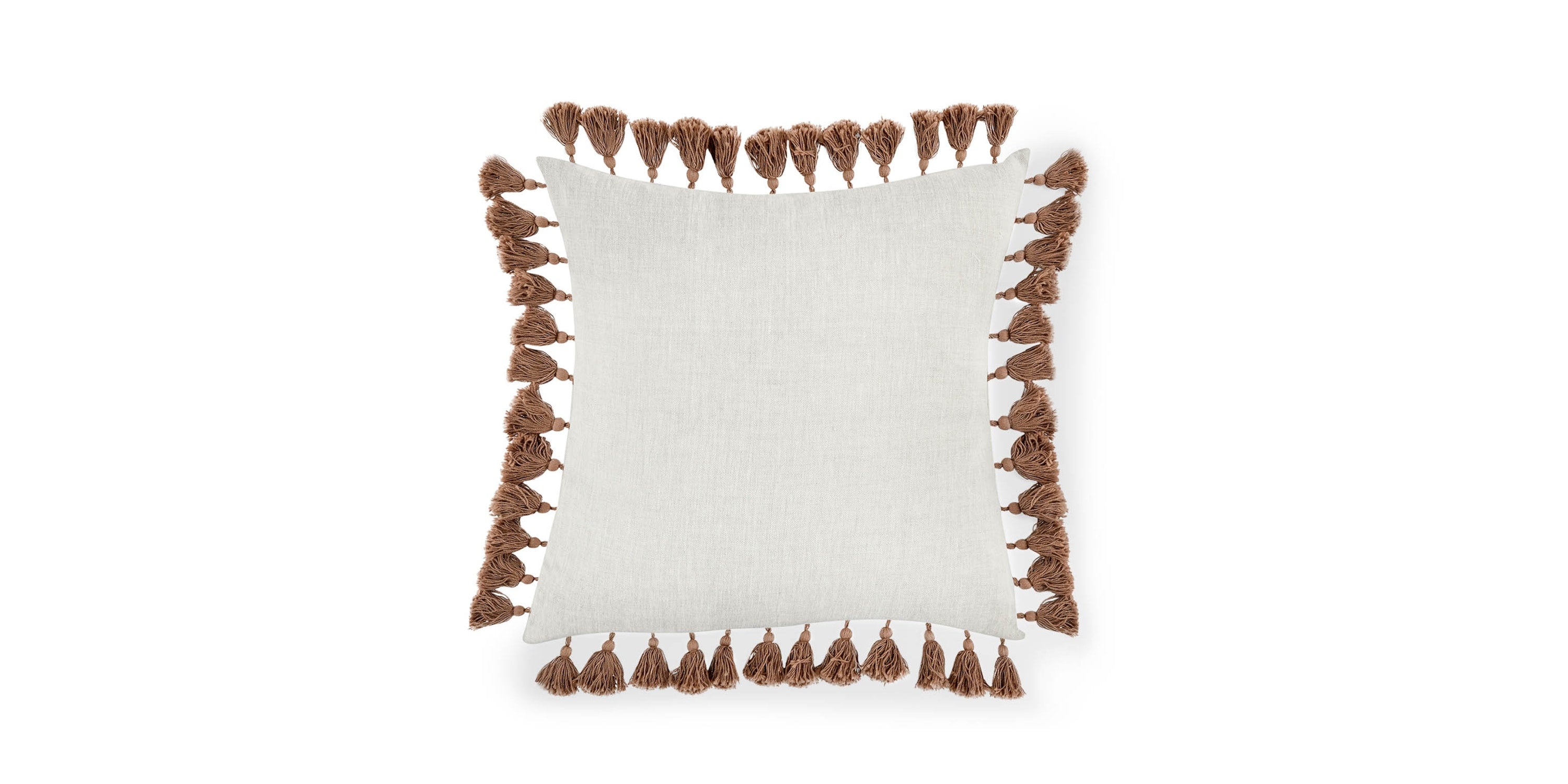 Dane Penny Brown Pillow Bassett Home Decor
