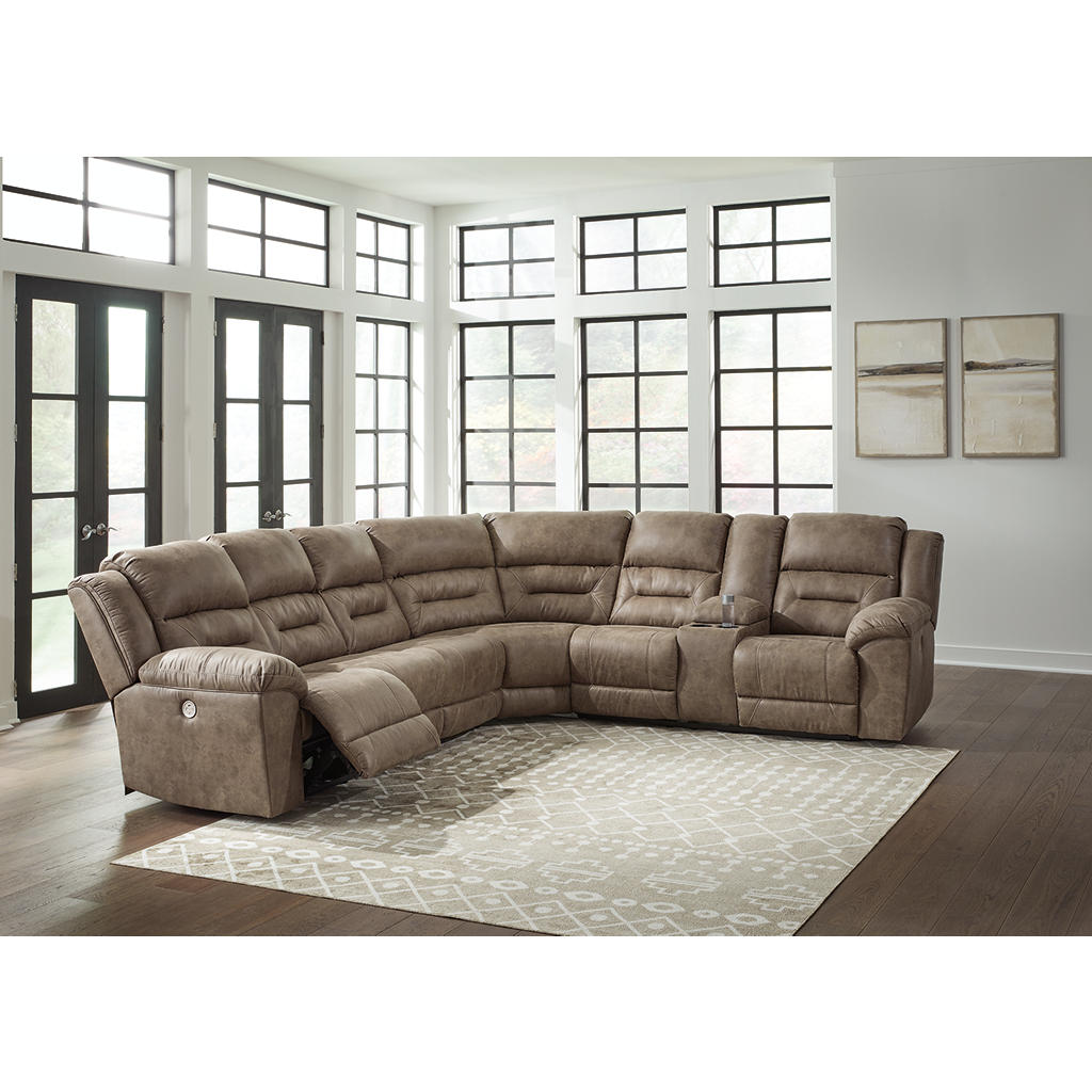 Ravenel 4-Piece Power Reclining Sectional Signature Design by Ashley® Living Room