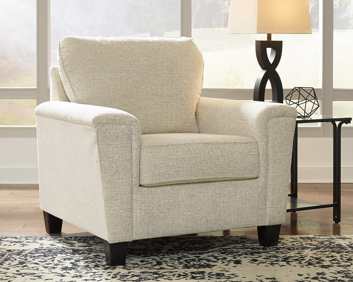 Abinger Chair and Oversized Ottoman