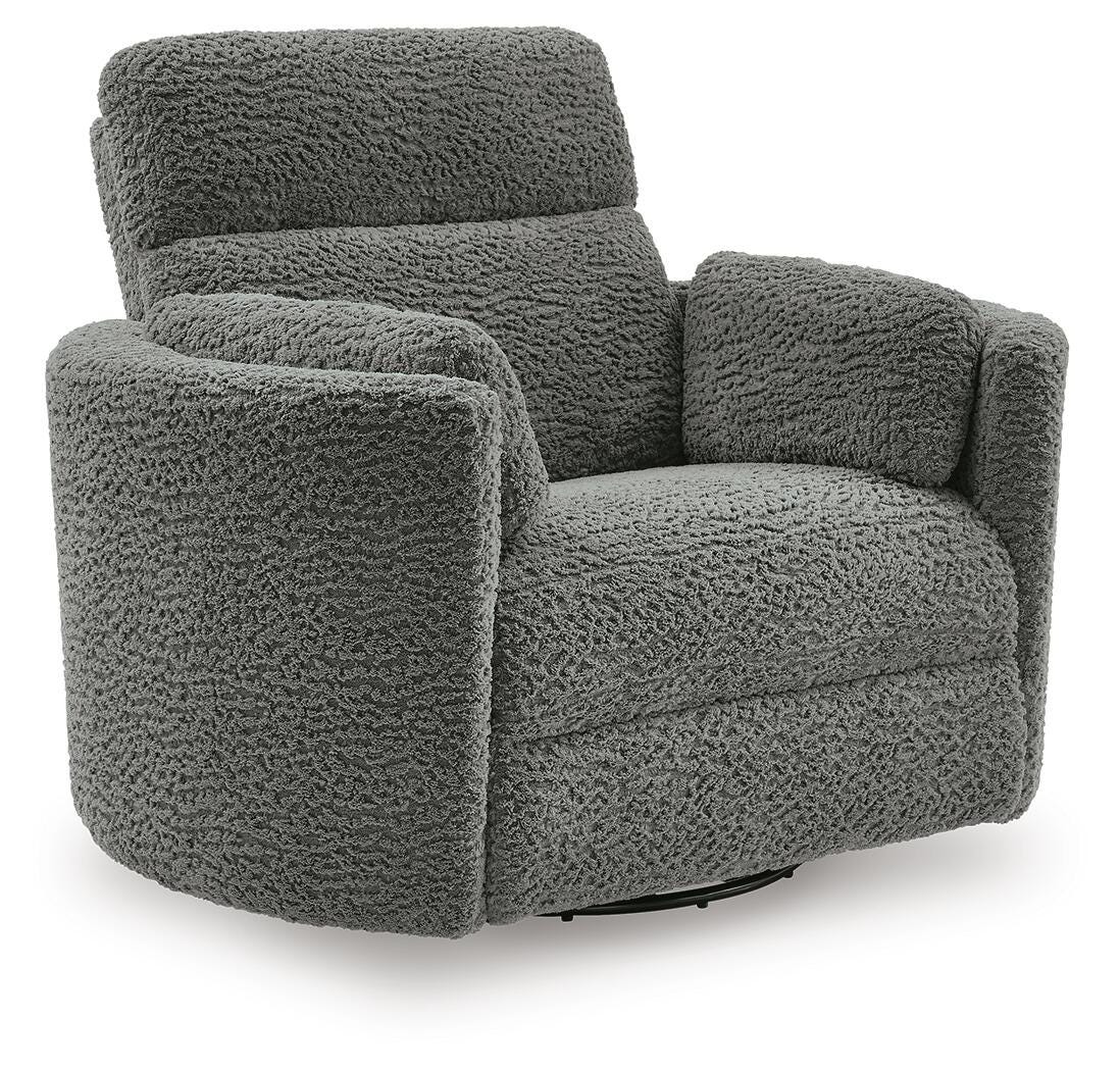 Gosaldo Swivel Power Glider Recliner