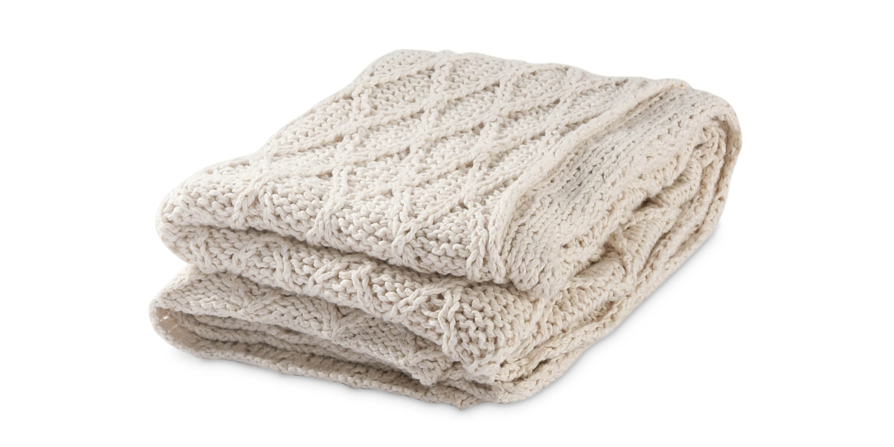 Catalina Ivory Throw Bassett