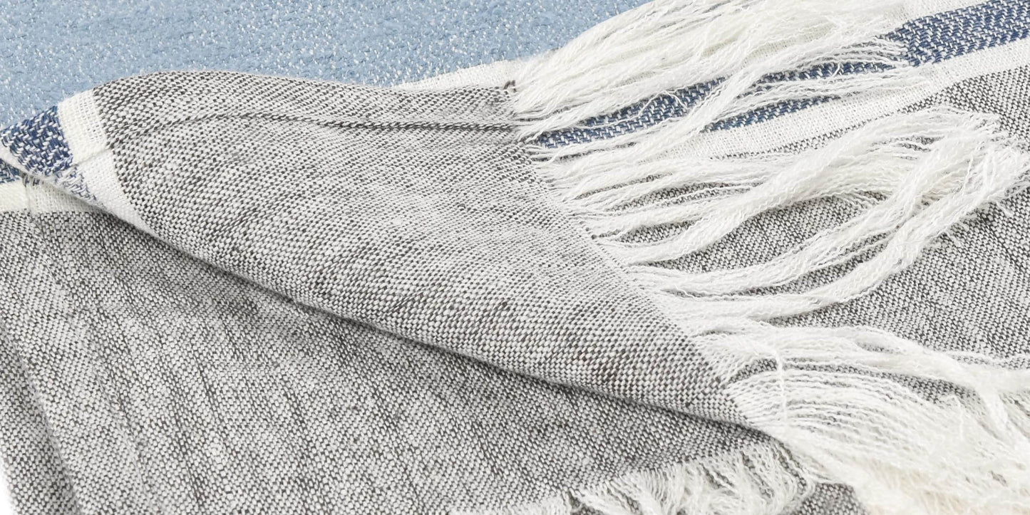 Lima Capri Blue Throw