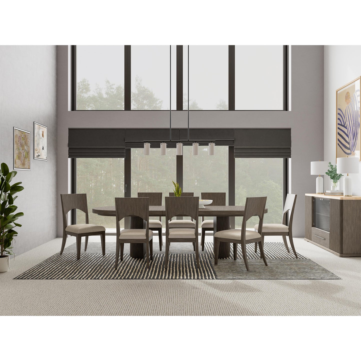 Sariel Double Ped Dining Tbl Top