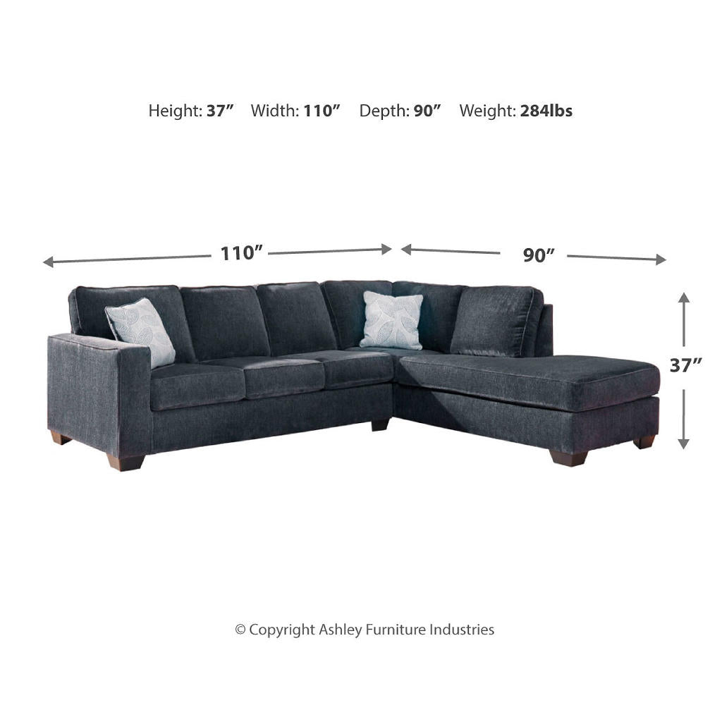 Altari 2-Piece Sleeper Sectional with Chaise Signature Design by Ashley® Living Room