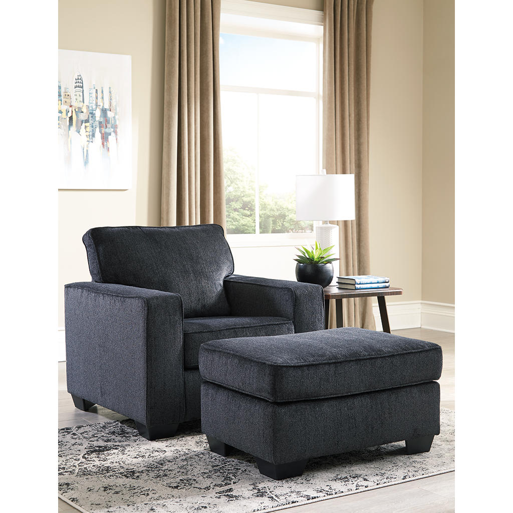 Altari Chair — Slate Armchair Scale, Family Fabric Signature Design by Ashley® Living Room