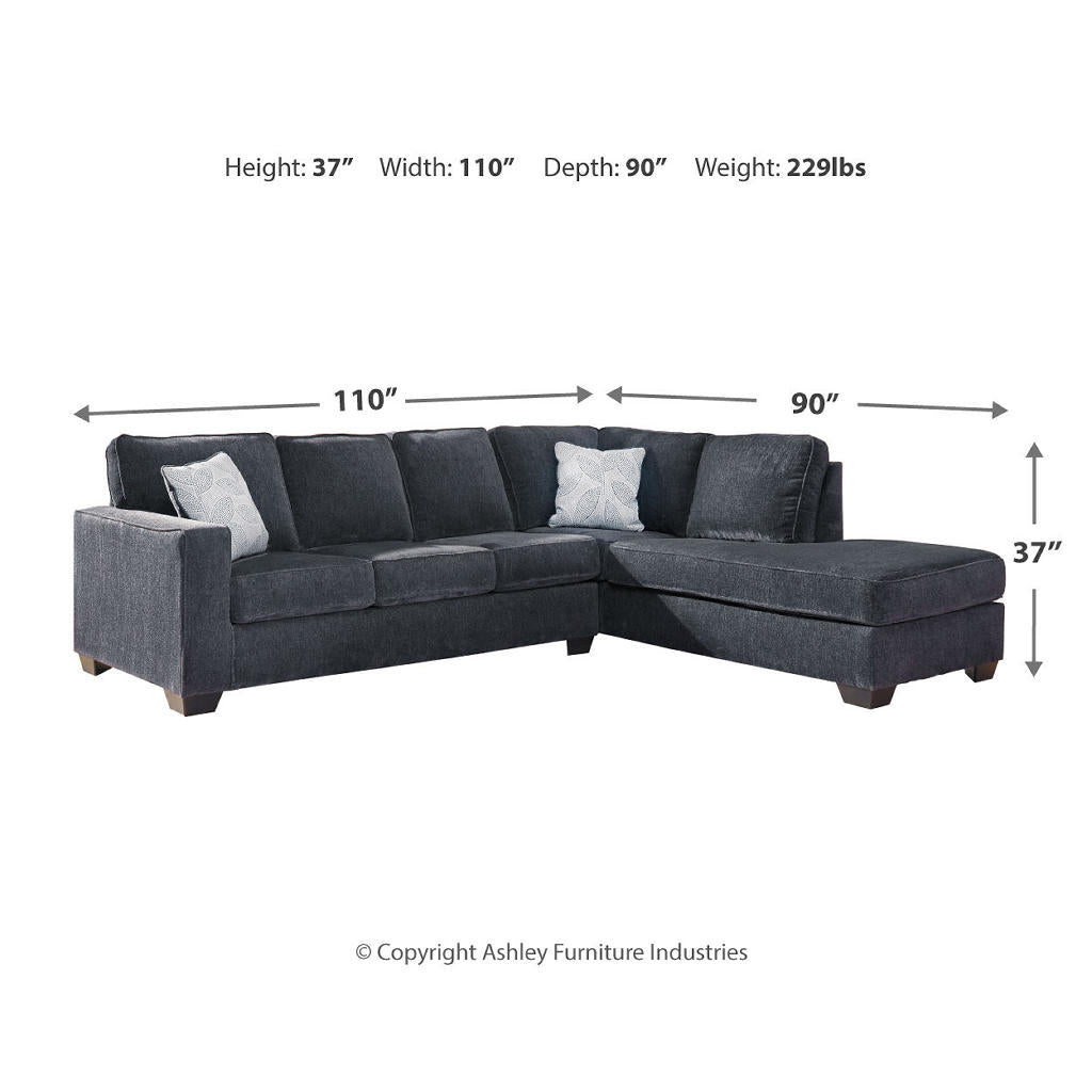 Altari 2-Piece Sectional with Chaise Signature Design by Ashley® Living Room