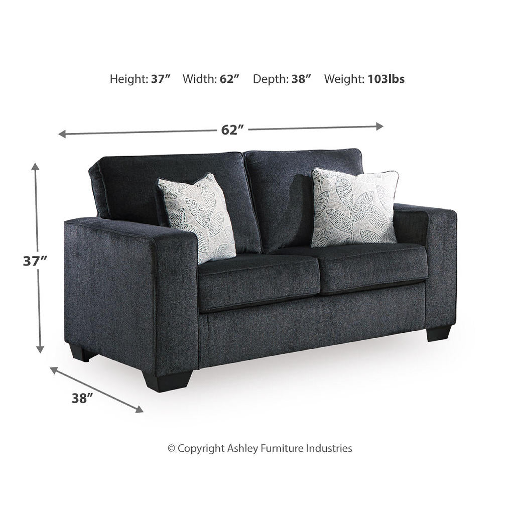 Altari Sofa, Loveseat, Chair and Ottoman — Slate Full House Signature Design by Ashley® Uncategorized