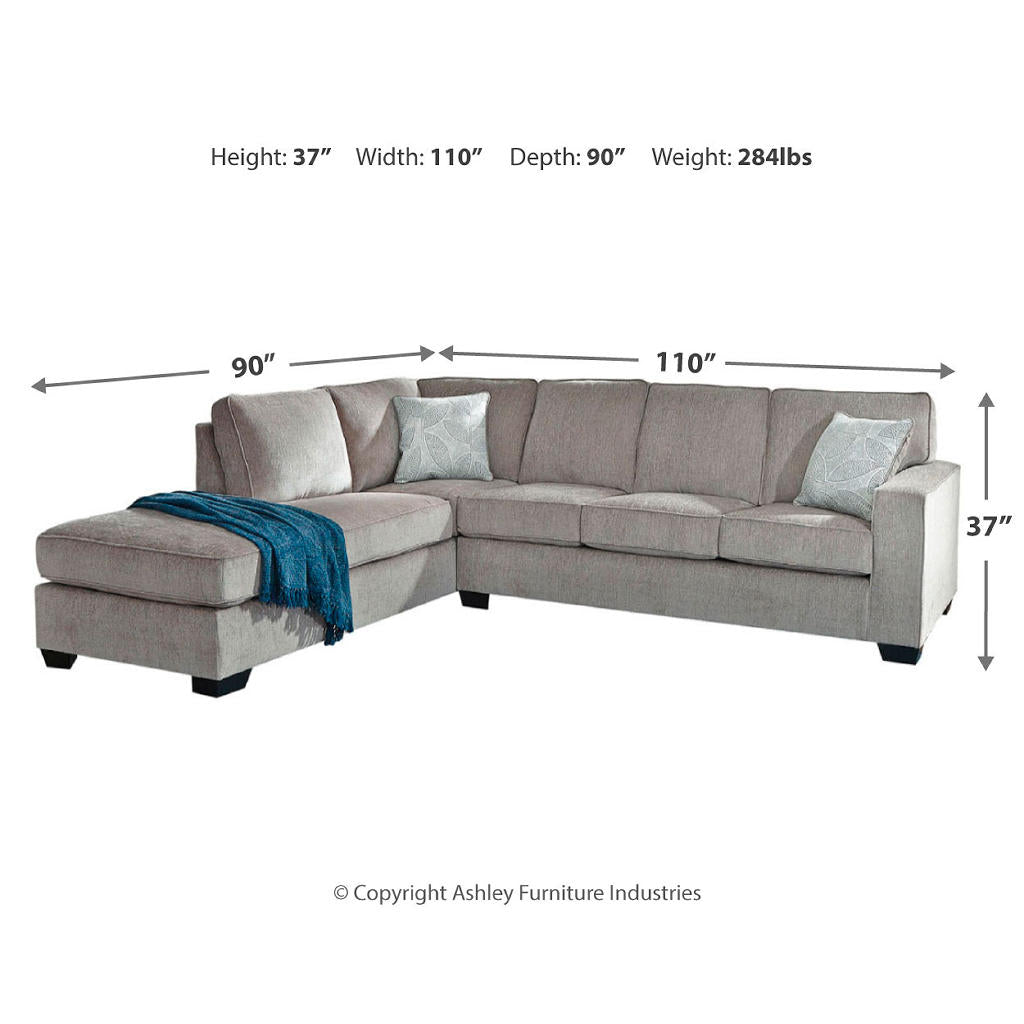Altari 2-Piece Sleeper Sectional with Chaise Signature Design by Ashley® Living Room