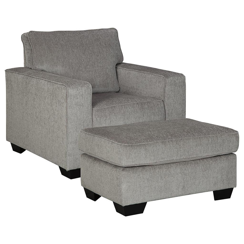 Altari Chair and Ottoman — Alloy Reading Corner Kit Signature Design by Ashley® Uncategorized