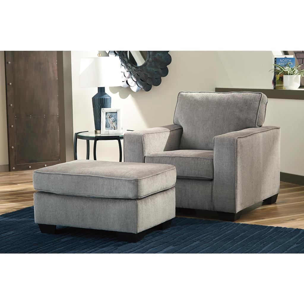 Altari Chair and Ottoman — Alloy Reading Corner Kit Signature Design by Ashley® Uncategorized