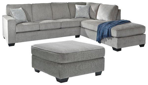 Altari 2-Pc Sectional with Chaise and Oversized Ottoman Signature Design by Ashley® Living Room