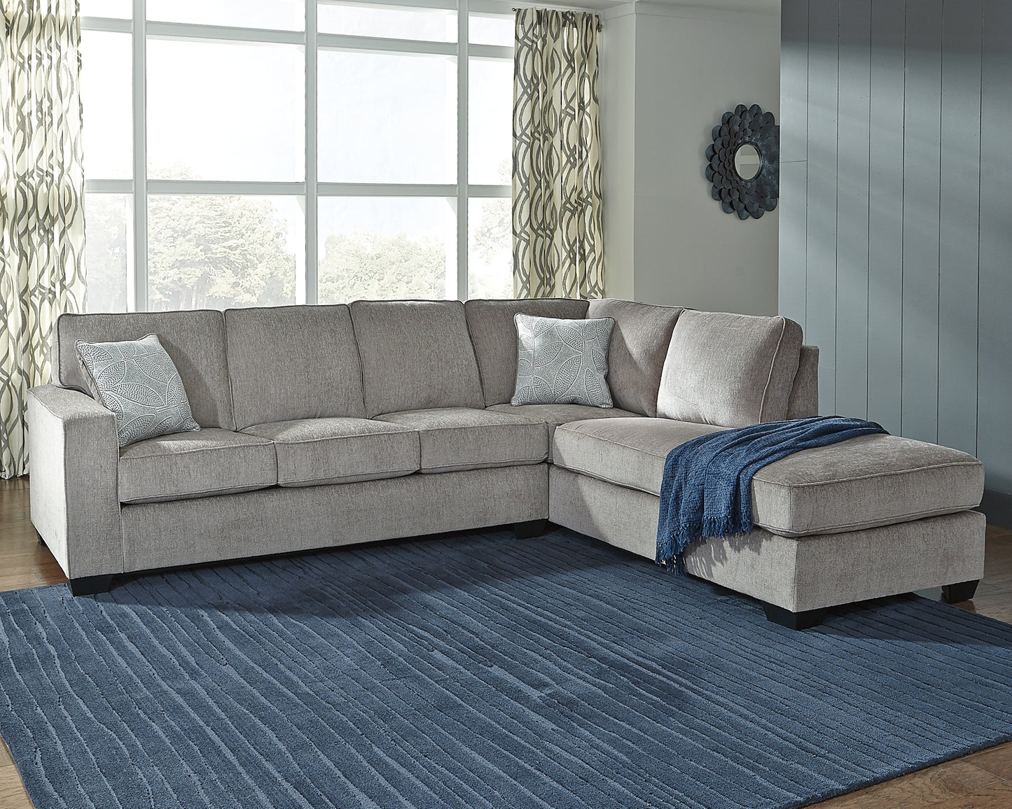 Altari 2-Piece Sleeper Sectional, Loveseat and Ottoman