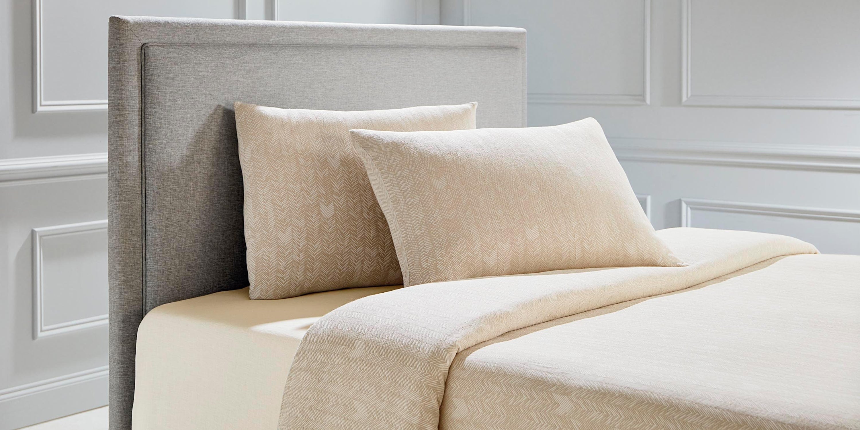 Herringbone 3 Piece Bedding Set Bassett Home Decor