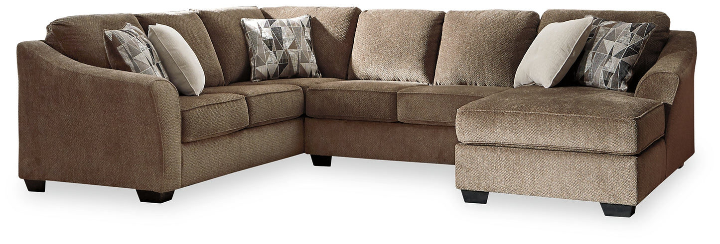 Graftin 3-Piece Sectional and Ottoman