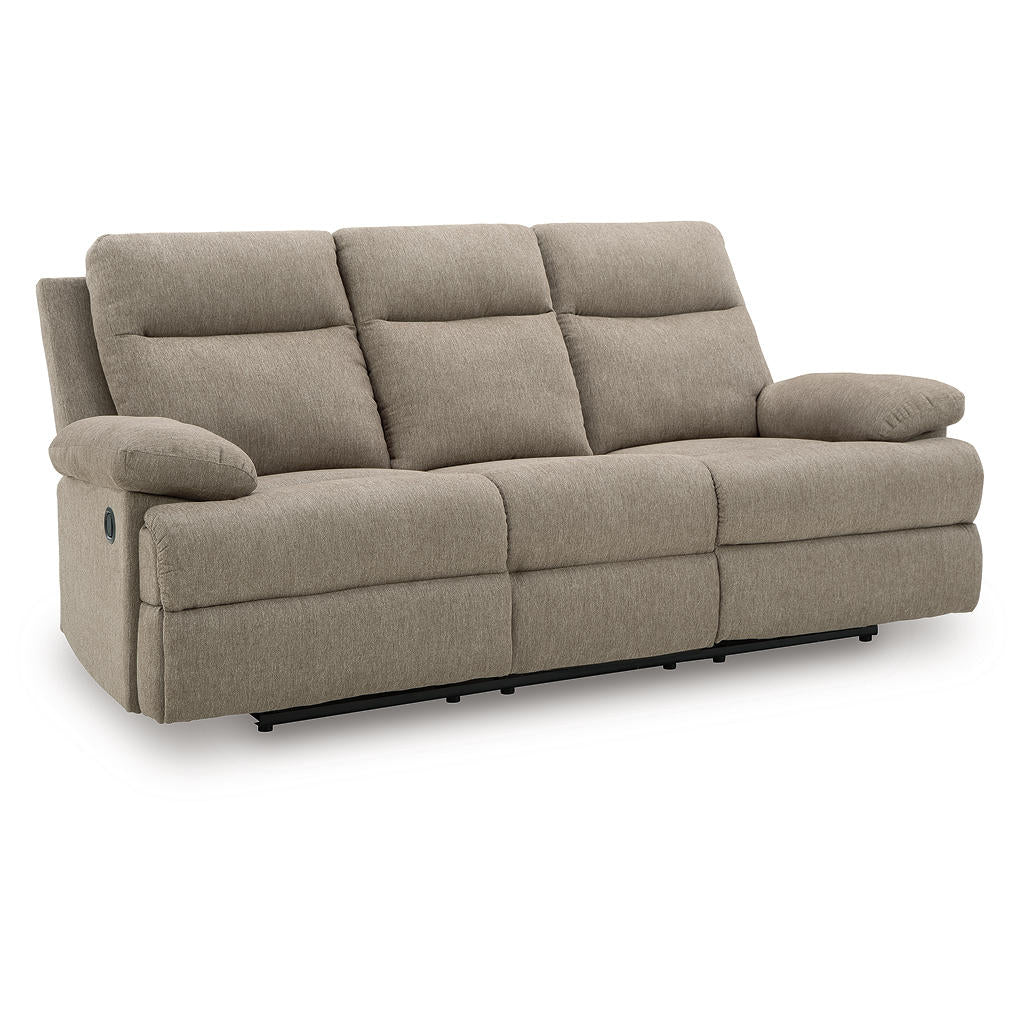 Side-Swipe Reclining Sofa with Drop Down Table Signature Design by Ashley® Living Room