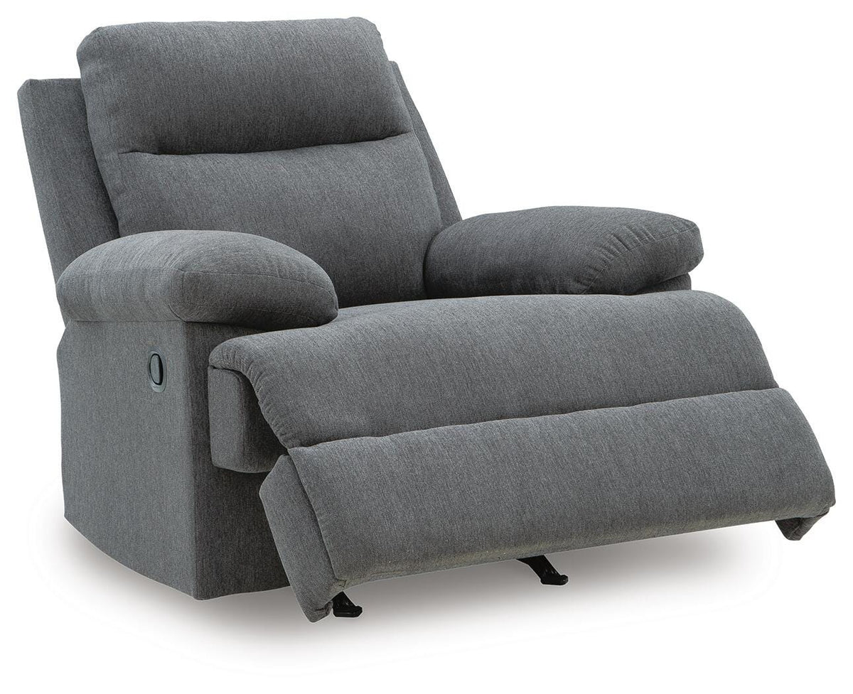 Side-Swipe Reclining Sofa with Drop-Down Table, Loveseat and Recliner Signature Design by Ashley® Living Room