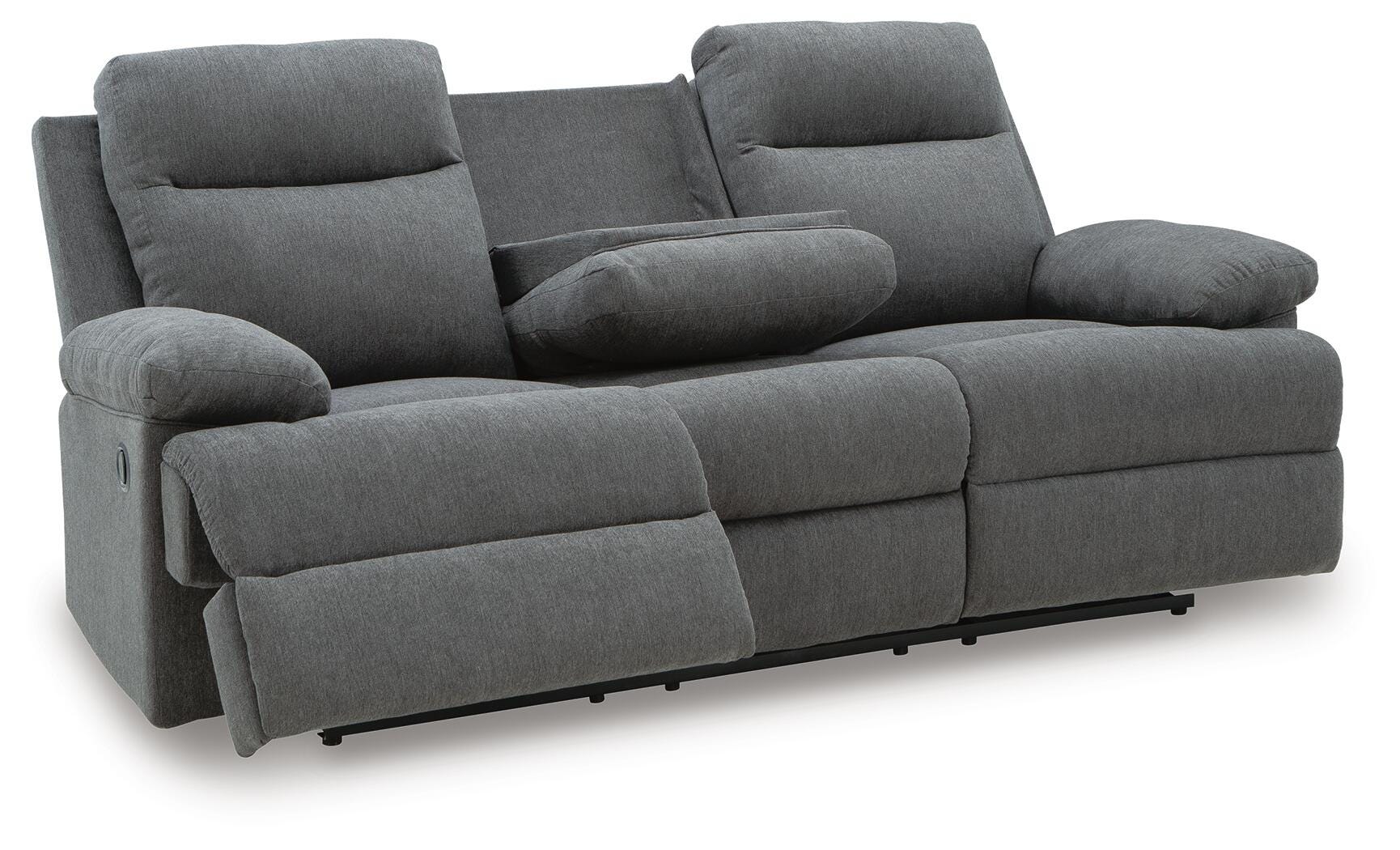 Side-Swipe Reclining Sofa with Drop-Down Table, Loveseat and Recliner Signature Design by Ashley® Living Room